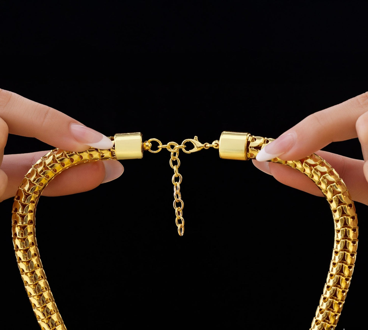 Skyora Anti-Tarnish Snake Chain Necklace